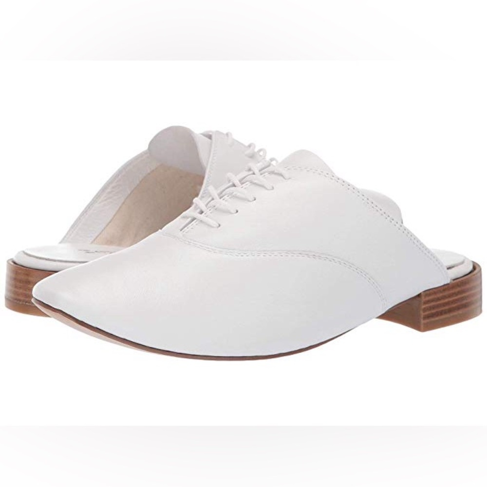 Repetto Lewis Slides, White Leather, Oxford Style front, EU size 41, NIB - Picture 3 of 10